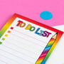 Rainbow To Do List A6 Notepad, thumbnail 4 of 8