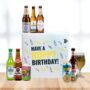 Low/No Alcohol Free Beer Happy Birthday Non Alcoholic Craft Beer Gift Box, thumbnail 1 of 5