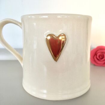 Hand Painted Love Heart Mug, 8 of 9
