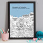 Personalised Chichester Graduation Gift Print, thumbnail 6 of 10