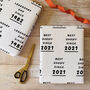 Personalised Father's Day Custom Message Since Year Wrapping Paper, thumbnail 5 of 7