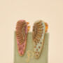 Jewelled Pastel Sunrise Hair Clips, thumbnail 1 of 3