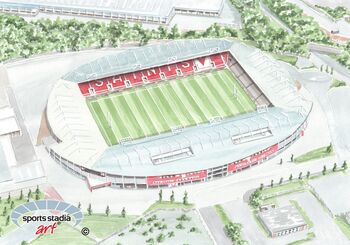 St Helens Rlc Totally Wicked Stadium Art Print, 2 of 3