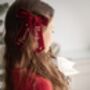 Personalised Christmas Long Tail Bow, thumbnail 2 of 2
