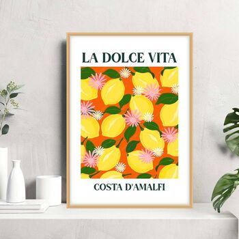 La Dolce Vita Lemons Print, 2 of 4