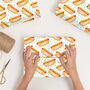 Personalised Hot Dog Wrapping Paper, thumbnail 2 of 3