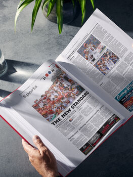 Iowa State Cyclones College Football Personalised Newspaper History Book, 5 of 7