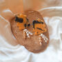Tortie | Pearl And Polymer Clay Statement Earrings, thumbnail 6 of 8