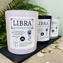 Personalised Libra Horoscope Star Sign Candle, thumbnail 1 of 11