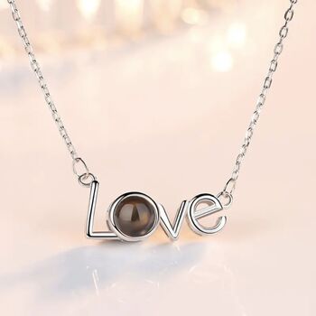 Personalised Projection Photo Love Pendant, 5 of 5