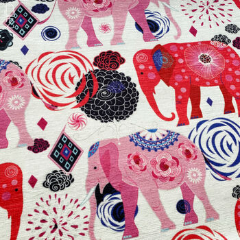 Pink Elephants Cushion Cover With Mandala Patterns, 2 of 7