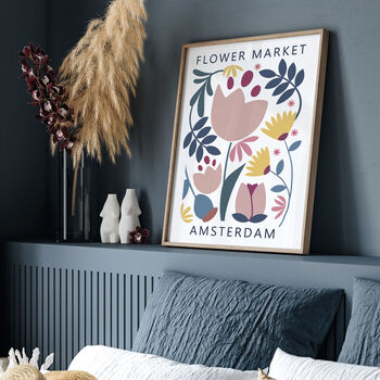 Amsterdam Flower Market Print, 2 of 2