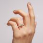 Amie White Gold Lab Grown Diamond Engagement Ring, thumbnail 1 of 5