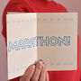 You Just Ran A Marathon Congratulations Card, thumbnail 4 of 6