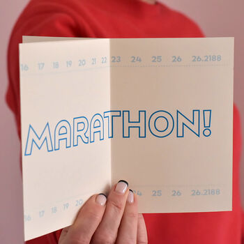 You Just Ran A Marathon Congratulations Card, 4 of 6
