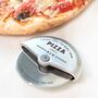 Personalised Couples 11th Steel Anniversary Pizza Cutter, thumbnail 2 of 5