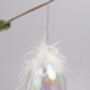 G Decor Elegant Pearlescent Large Glass Baubles, thumbnail 4 of 4