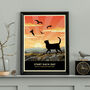 Limited Edition Shorthaired Cat Print: Cat Lovers Gift, thumbnail 2 of 7