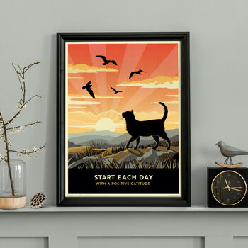 Limited Edition Shorthaired Cat Print: Cat Lovers Gift, 2 of 7