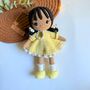 Handmade Crochet Black Doll, thumbnail 10 of 12