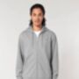 Tiny Flag Organic Cotton Unisex Zip Hoodie, thumbnail 2 of 11