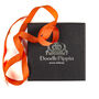 Moroccan Flower Blue Orange Key Ring, thumbnail 9 of 10