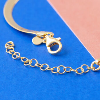 Snake Chain Necklaces In Gold Plate Or Silver, 9 of 10