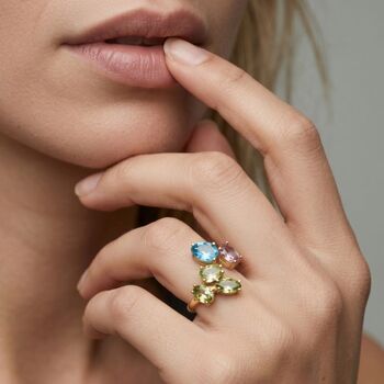 Hanabi Mixed Stones Ring, 2 of 5