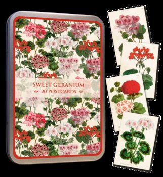 Nostalgic Floral Botanical Postcards In A Tin | 20 Pcs, 2 of 12