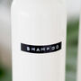 Refillable White Bottle With Personalised Label, thumbnail 3 of 8