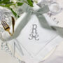 Embroidered Linen Bow Napkin, thumbnail 4 of 5