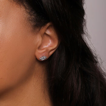 Crystal Cluster Stud Earrings, 4 of 5