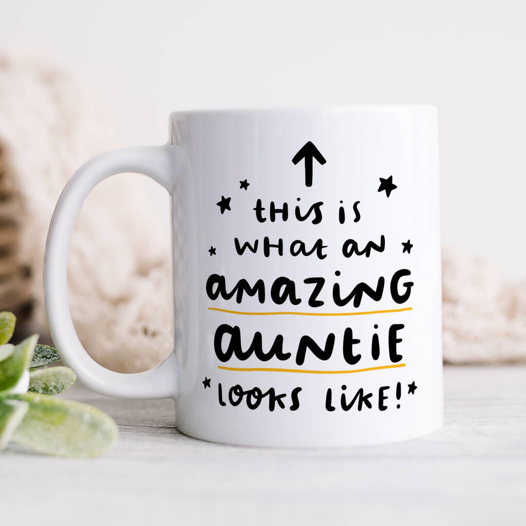 Personalised Mug 'Amazing Auntie', 1 of 2