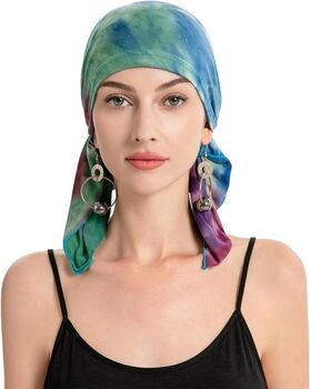 Chemo Headwear Headscarf Pre Tied Hat, 8 of 12