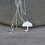 Umbrella Necklace In Sterling Silver, thumbnail 1 of 5