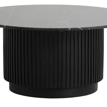 Black Marble Round Coffee Table, 5 of 7