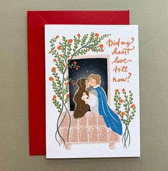 Romeo And Juliet Greeting Card, 4 of 7