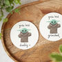 Yoda Best Daddy, Dad Or Grandad Coaster, thumbnail 1 of 3