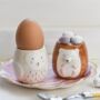 Pair Of Owl And Hedgehog Egg Cups, thumbnail 1 of 4