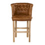 Parker Barstool Brown Cerato Leather, thumbnail 2 of 4