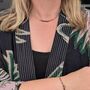 Chakra Energy Balance Gemstone And Gold Bead Necklace, thumbnail 4 of 10