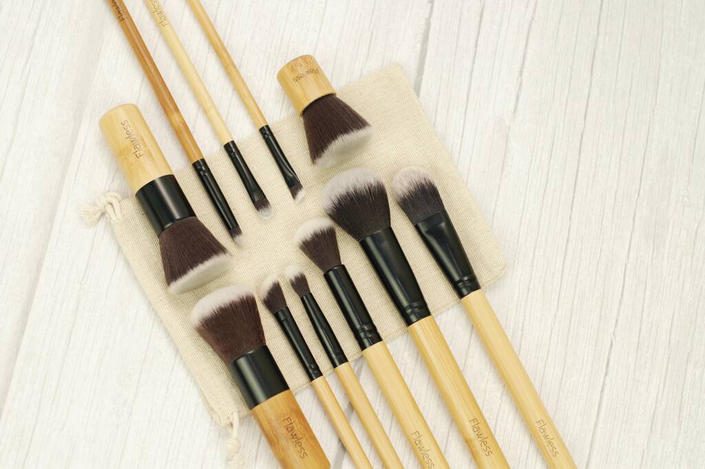 11 Piece Vegan Makeup Brush Set, 1 of 4