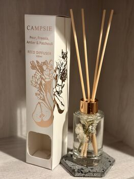 Pear And Freesia Candle And Diffuser Gift Set, 3 of 4