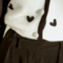 White Heart Bobble Sweater Vest, thumbnail 5 of 7