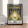 Personalised Race To The King Print, Unframed, thumbnail 2 of 5