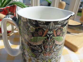 Medium China Jug In Strawberry Thief Design, 7 of 8