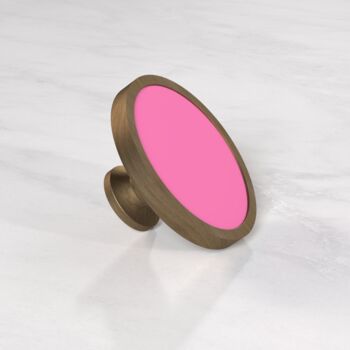 Pink Colourful Cabinet Drawer Door Knobs, 5 of 9