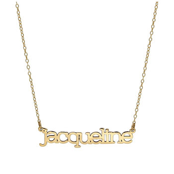 Personalised 9ct Gold Name Necklace, 6 of 9