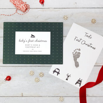Baby's First Christmas Footprint Kit, 2 of 2