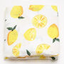 Extra Large Lemon Cotton Muslin, thumbnail 1 of 3